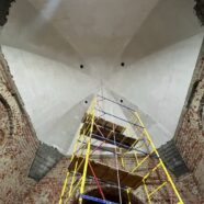 ПРЕОДОЛЁН СЕРЬЁЗНЫЙ РУБЕЖ В СТРОИТЕЛЬСТВЕ СПАССКОГО ХРАМА