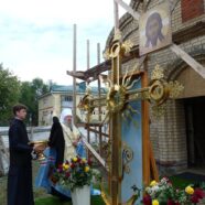МИТРОПОЛИТ САРАНСКИЙ И МОРДОВСКИЙ ЗИНОВИЙ СОВЕРШИЛ ОСВЯЩЕНИЕ КУПОЛЬНОГО КРЕСТА ДЛЯ СПАССКОГО ХРАМА