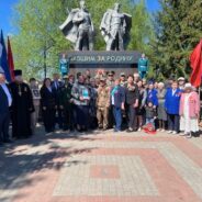 В ДЕНЬ ПОБЕДЫ БЛАГОЧИННЫЙ ПРИНЯЛ УЧАСТИЕ В ТОРЖЕСТВАХ