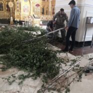 В храмах Юго-Западного благочиния г. Саранска состоялась генеральная уборка